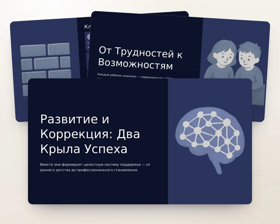 Презентация «Коррекционно-развивающая деятельность»