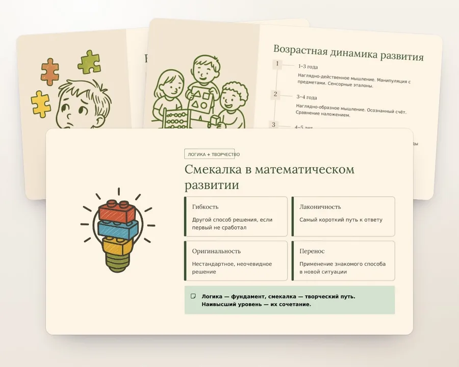 Презентация «Логическое мышление и смекалка»