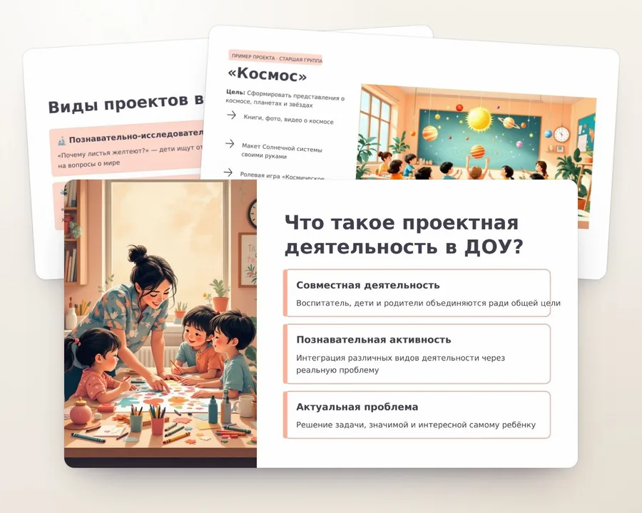 Презентация «Проектная деятельность в ДОУ»